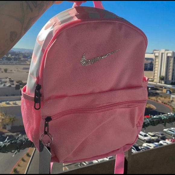 Baby Pink Nike Luxe Crystal Bling BackBack NWT - Picture 6 of 9